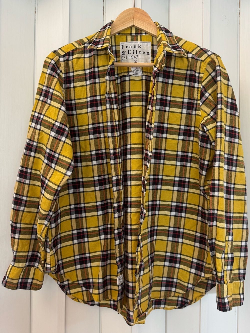 Frank & Eileen Yellow Plaid Button-down Shirt